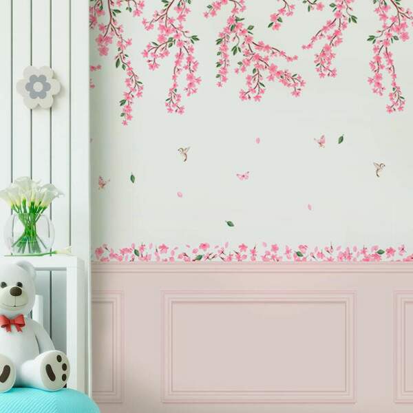 Papel de Parede Folhagem Menina MP