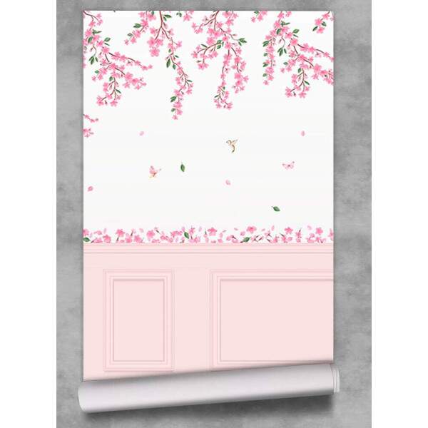 Papel de Parede Folhagem Menina MP