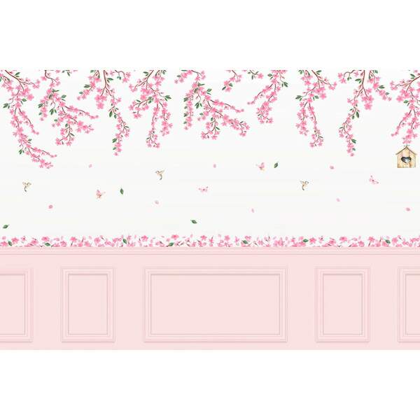 Papel de Parede Folhagem Menina MP
