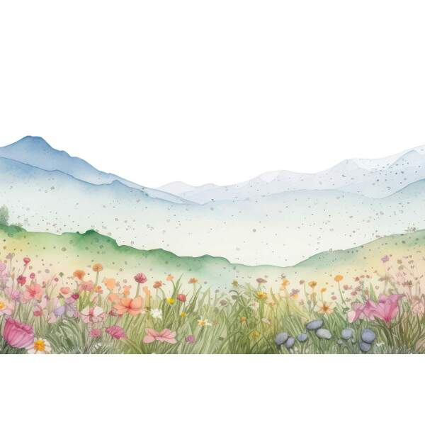 Papel de Parede Jardim Montanhas MP