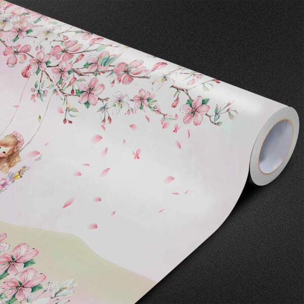 Papel de Parede Jardim Menina No Balanco MP