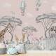 Papel de Parede Pink Safari MP