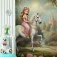 Papel de Parede Princesa No Unicornio MP