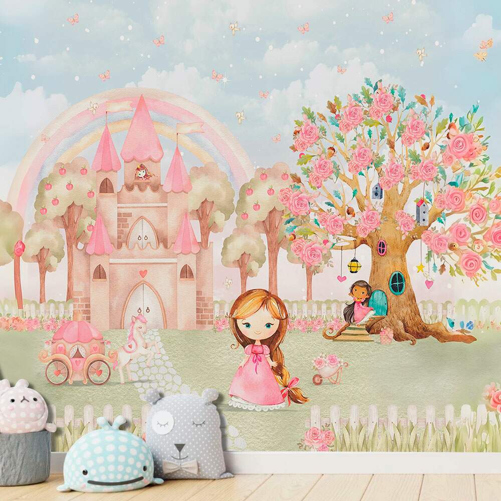 Papel de Parede Princesas No Jardim MP
