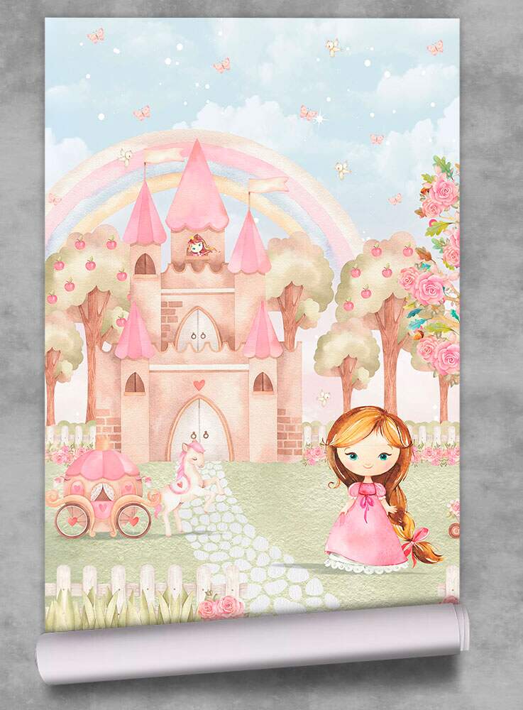 Papel de Parede Princesas No Jardim MP