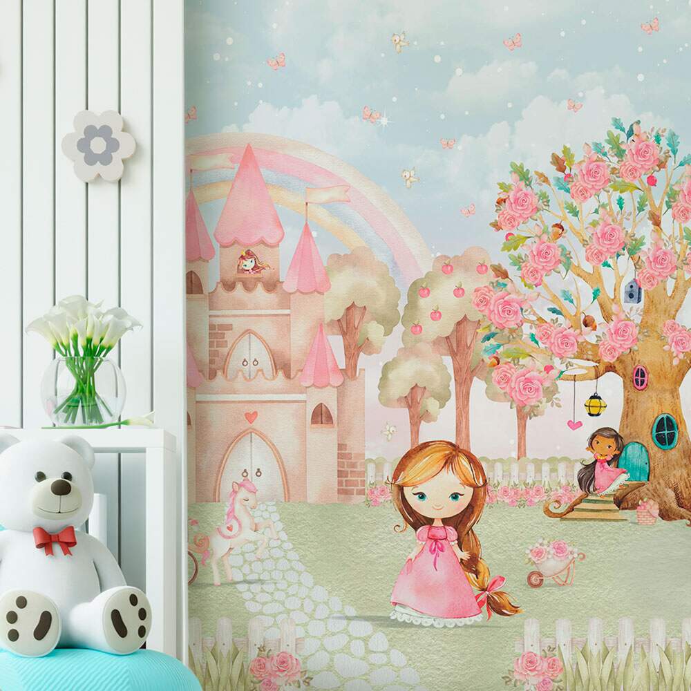 Papel de Parede Princesas No Jardim MP