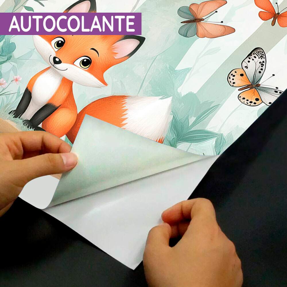 Papel de Parede Raposa Cute No Bosque MP