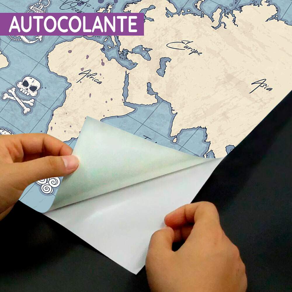 Papel de Parede Mapa Mundi - 001 MP