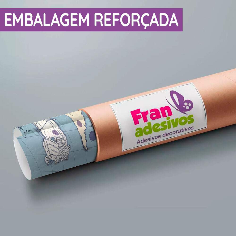 Papel de Parede Mapa Mundi - 001 MP