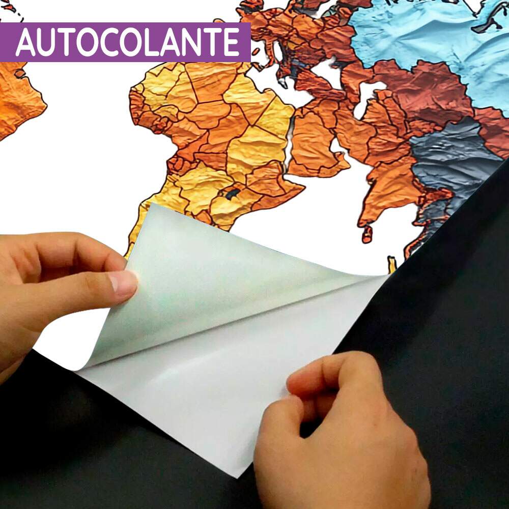 Papel de Parede Mapa Mundi - 006 MP