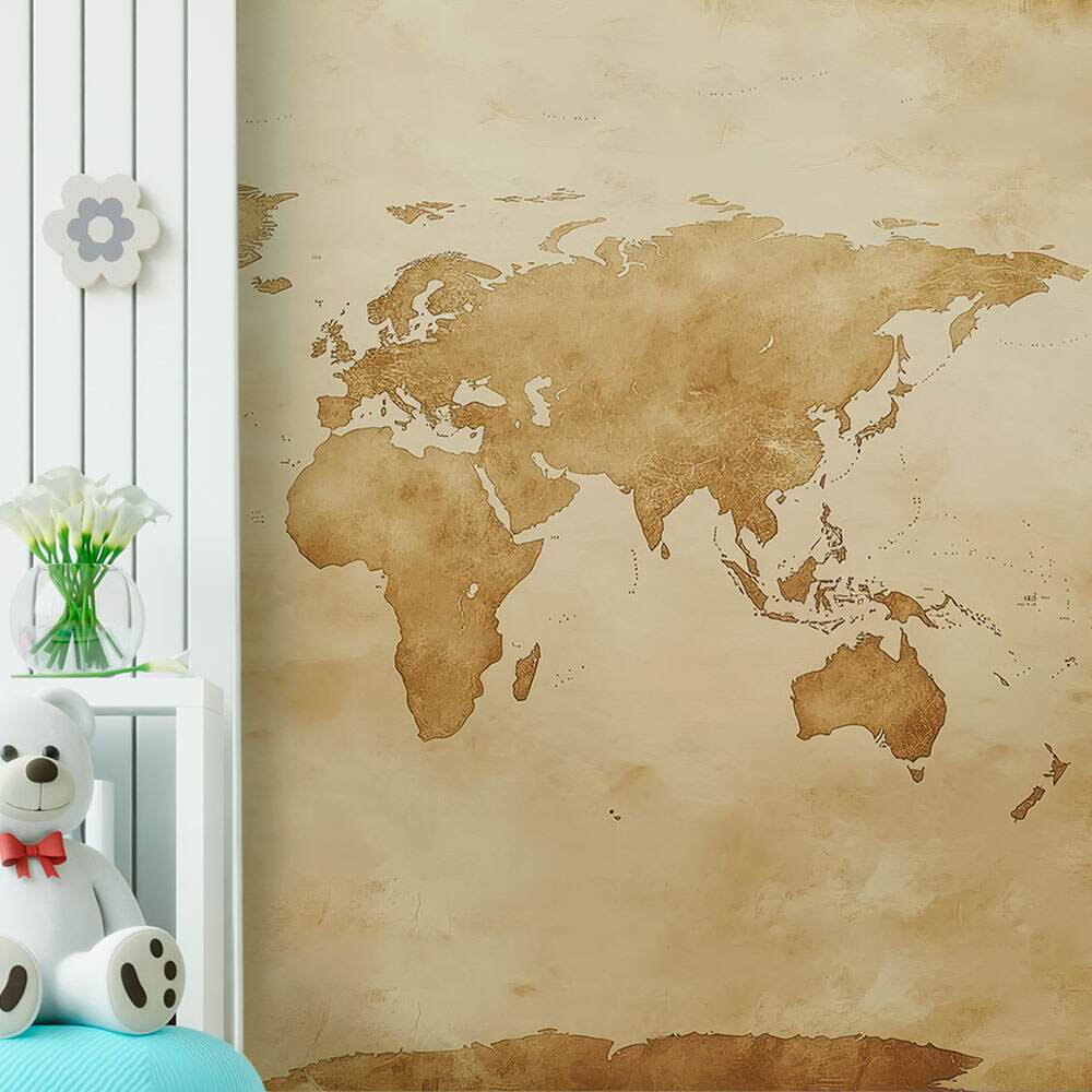 Papel de Parede Mapa Mundi - 015 MP