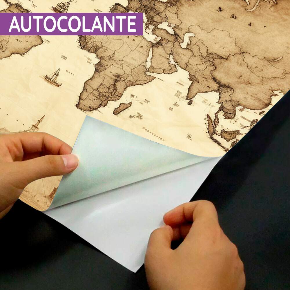 Papel de Parede Mapa Mundi - 020 MP