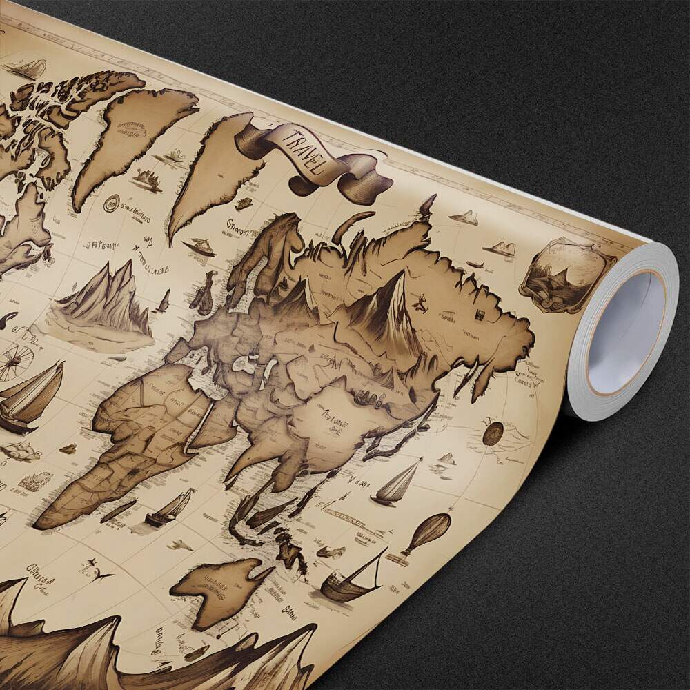 Papel de Parede Mapa Mundi - 021 MP