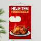 Banner Impresso em Lona Comidas Frango Assado - 007