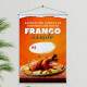 Banner Impresso em Lona Comidas Frango Assado - 015