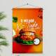 Banner Impresso em Lona Comidas Hamburguer - 005