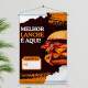 Banner Impresso em Lona Comidas Hamburguer - 010