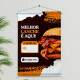 Banner Impresso em Lona Comidas Hamburguer - 011
