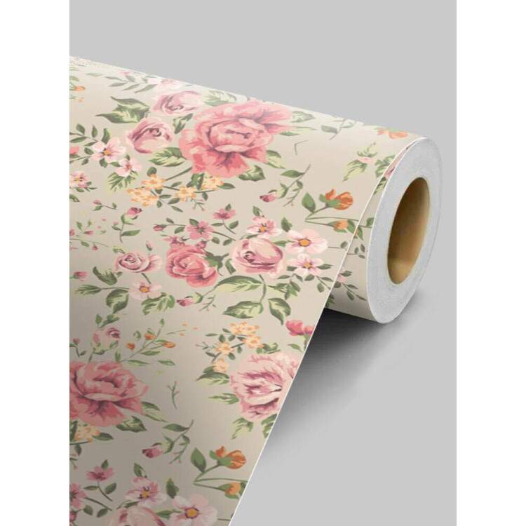 Papel de Parede Floral Rosas Mod 083