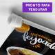 Banner Impresso em Lona Comidas Marmitex - 009
