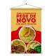 Banner Impresso em Lona Comidas Marmitex - 012