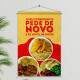 Banner Impresso em Lona Comidas Marmitex - 012
