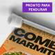 Banner Impresso em Lona Comidas Marmitex - 015