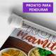 Banner Impresso em Lona Comidas Marmitex - 020