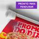 Banner Impresso em Lona Comidas Pizza - 004