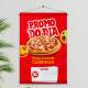 Banner Impresso em Lona Comidas Pizza - 004