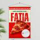 Banner Impresso em Lona Comidas Pizza - 005