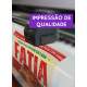 Banner Impresso em Lona Comidas Pizza - 005