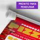 Banner Impresso em Lona Comidas Pizza - 008