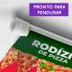 Banner Impresso em Lona Comidas Pizza - 013