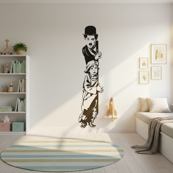 Adesivo de Parede Charlie Chaplin The Kid