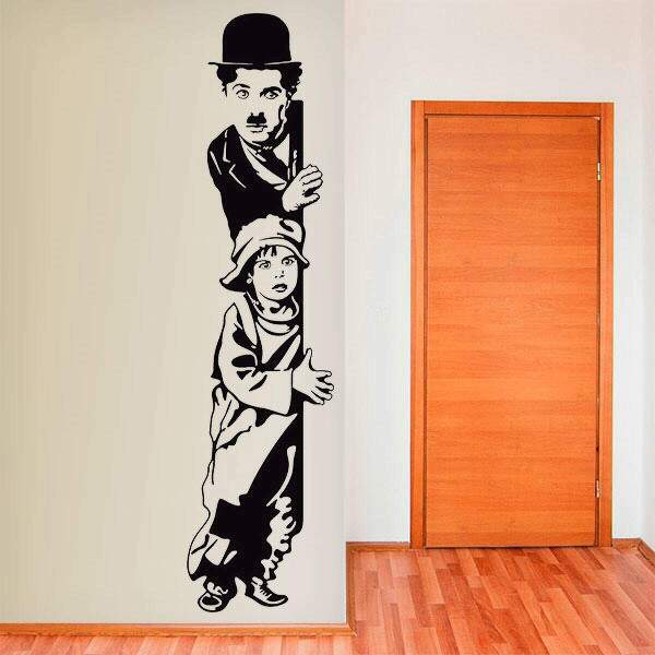 Adesivo de Parede Charlie Chaplin The Kid