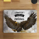 Skin Notebook Aguia Com Frase Motivacional