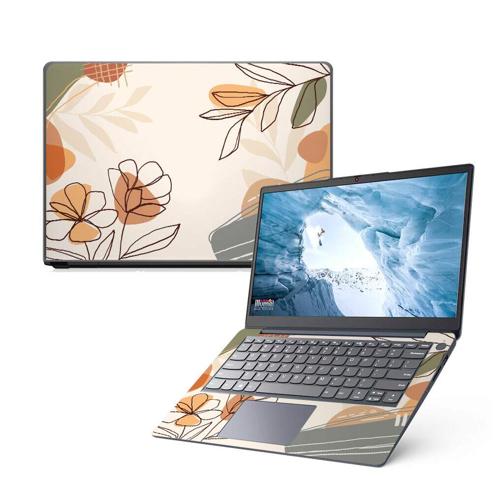 Skin Notebook Floral Abstrato