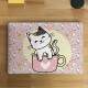 Skin Notebook Gatinho Na Xicara