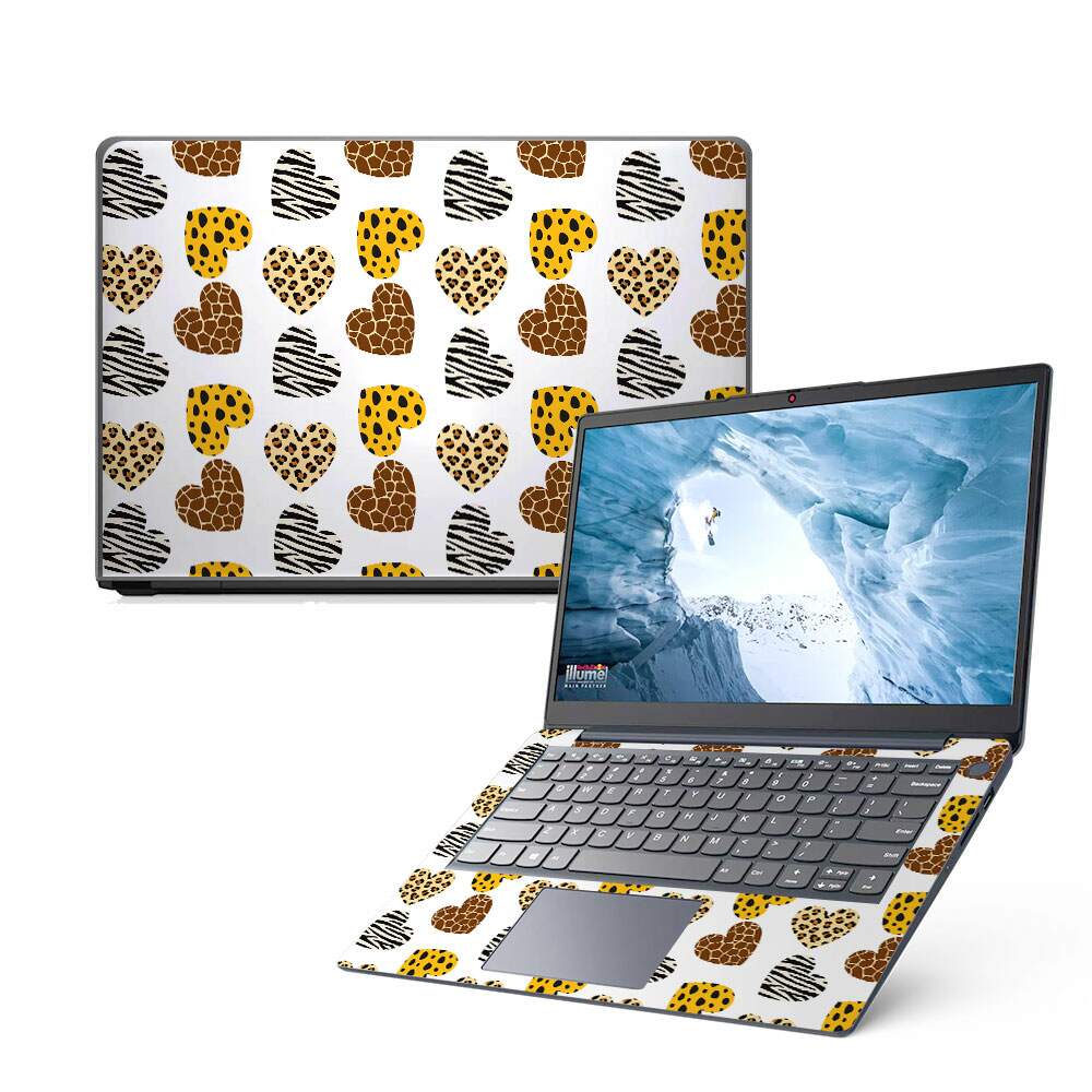 Skin Notebook Textura De Animais Coracao