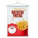 Banner Impresso em Lona Batata Frita