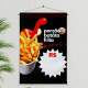 Banner Impresso em Lona Batata Frita