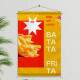 Banner Impresso em Lona Batata Frita