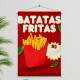 Banner Impresso em Lona Batata Frita