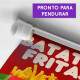 Banner Impresso em Lona Batata Frita