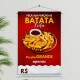 Banner Impresso em Lona Batata Frita