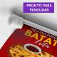Banner Impresso em Lona Batata Frita