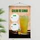 Banner Impresso em Lona Caldo de Cana