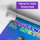 Banner Impresso em Lona Cantinho da Leitura