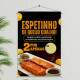 Banner Impresso em Lona Espetinhos